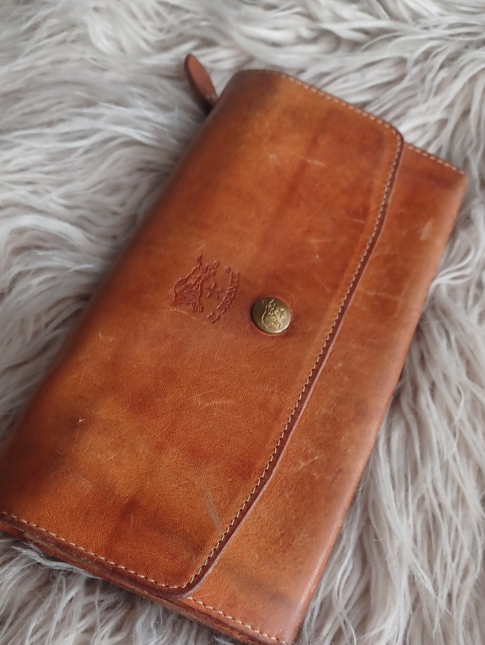 Vintage IL Bisonte Leather Wallet
